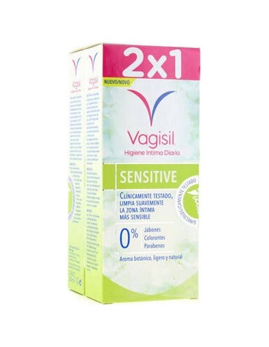 Vagisil Hig Int Diaria Sensitive 2X250Ml