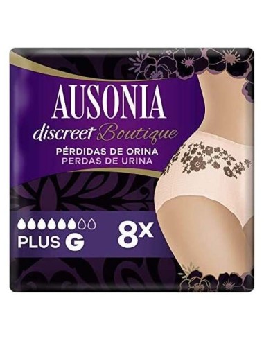 Ausonia Discreet Boutique Pants Pañal Incontinencia Tg 8Uds