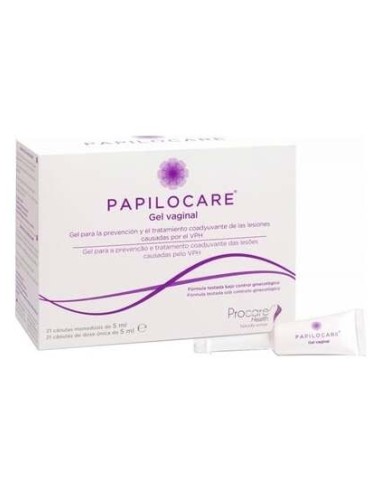 Papilocare Gel Vaginal 21 Canulas 5 Ml