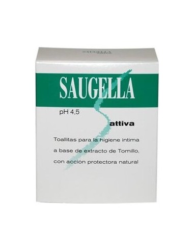 Saugella Attiva Toallitas 10 Ud