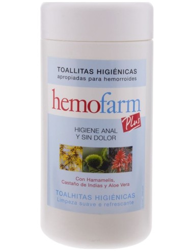 Hemofarm Plus Toallitas Bote 60 Ud