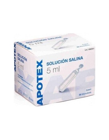 Apotex Solución Salina Fisiológica 5Ml X 30Uds