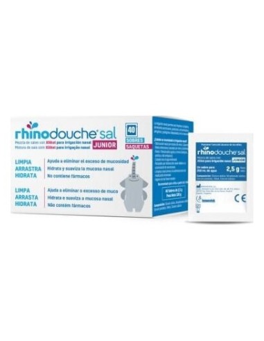 Rhinodouche Sal Junior Saquetas Para Lavagens Nasais 40X2_5G