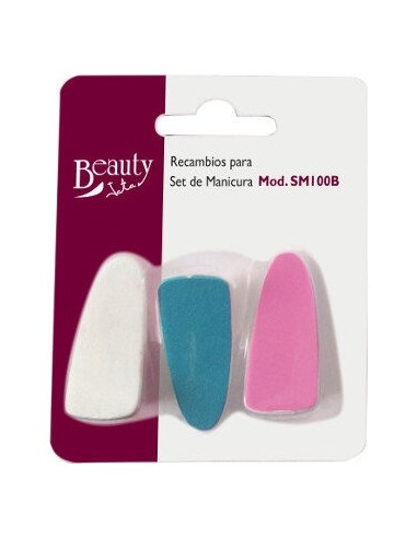 Recambio 3 Limas Set Manicura Sm 100B