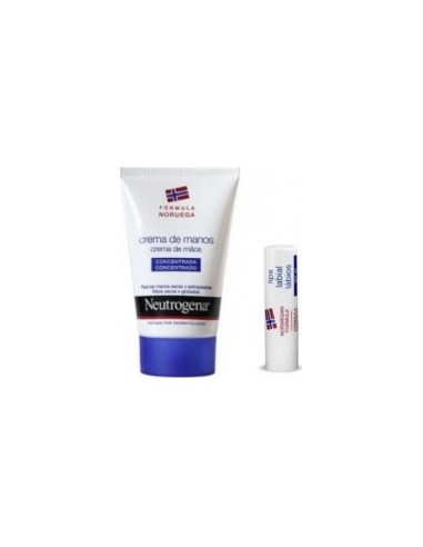 Neutrogena Pack Crema De Manos 50Ml +Labial Spf20