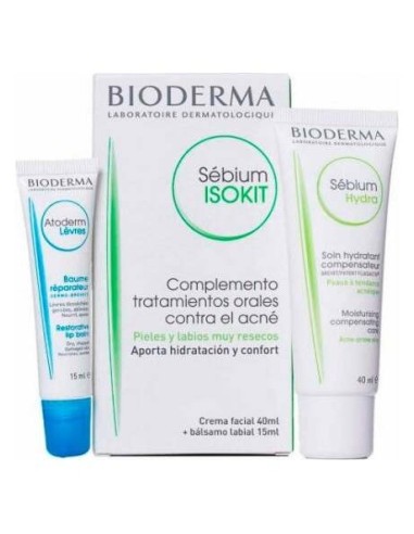 Bioderma Sebium Isokit Crema Facial 40Ml + B Álsamo Labial 15Ml