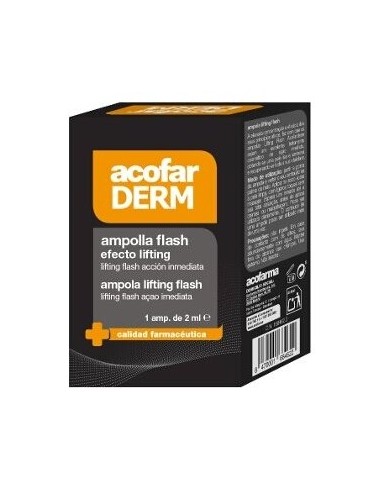 Acofarderm Ampollas Lifting Flash 1Amp 2Ml