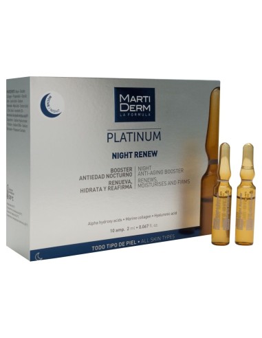 Martiderm®  Platinum Night Renew 10 Ampollas