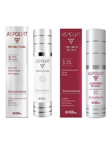 Aspolvit Pack Crema Facial Antioxidante + Contorno De Ojos