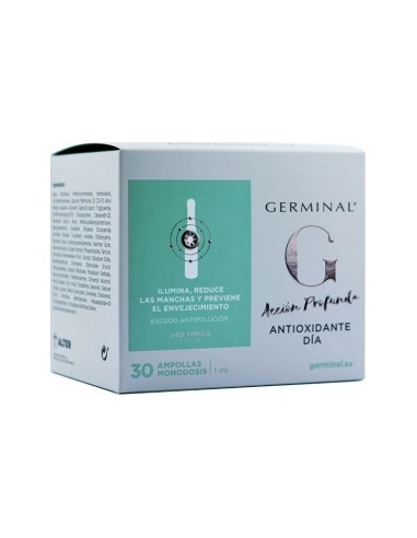 Germinal Accion Profunda Antioxidante Dia 1 Ml 30 Ampollas