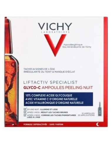 Vichy Liftactiv Specialist Glyco-C Peeling Noche 10 Ampollas