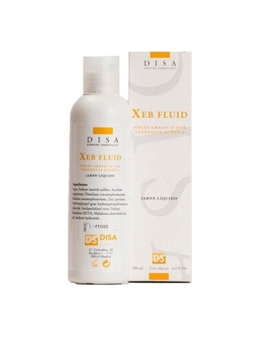 Jabón Líquido Antiseborreico Xeb Fluid Biofarmax 200Ml