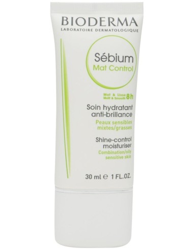 Bioderma Sébium Mat Control - Soin Hydratant Anti-Brillance 30Ml