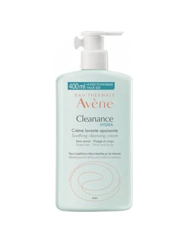 Avene Cleanance Hydra Crema Limpiadora Calmante 400Ml