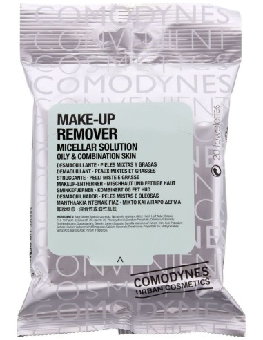 Comodynes Make-Up Remover Solución Micelar Pieles Mixtas Y Grasas 20Uds