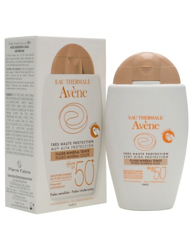 Avène Solar Fluido Mineral Color Spf50+ 40Ml