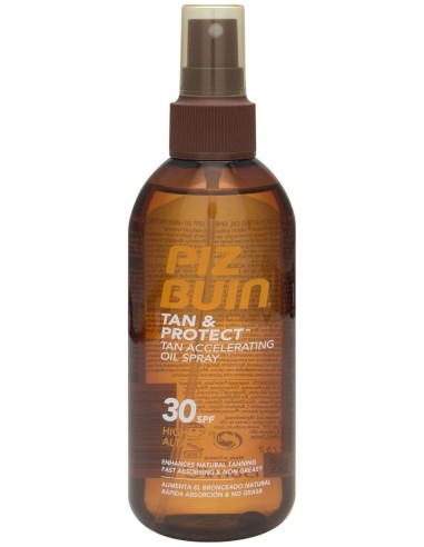 Piz Buin® Tan & Protect  Spf30+ Aceite Spray 150Ml