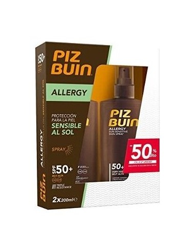 Piz Buin Allergy Spray Spf50 X 2 200 Ml