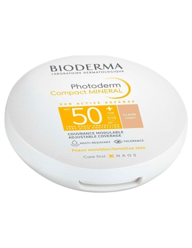 Bioderma Photoderm Compact Mineral Spf50+ Tono Claro 10G