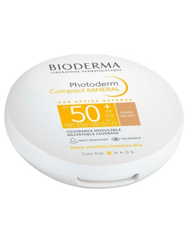 Bioderma Photoderm Compact Mineral Spf50+ Tono Dorado 10G
