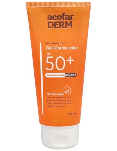 Acofarderm Gel-Crema Spf50+ Tacto Ligero 200Ml