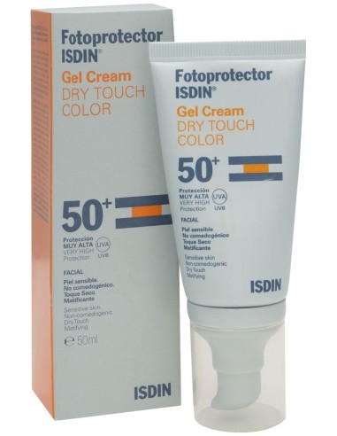 Fotoprotector Isdin® Dry Touch Gel Crema Color Spf50+ 50Ml