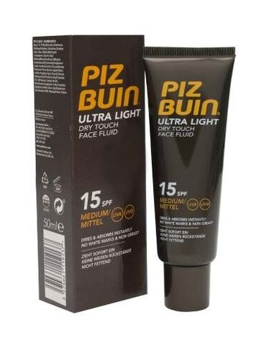 Piz Buin® Ultra Light Spf15+ Crema Facial Tacto Seco 50Ml