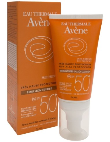 Avène Solar Fluido Coloreado Spf50+ 50Ml