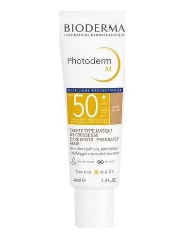 Bioderma Photoderm Max Crema Spf50+ Blue Light Protection 40Ml Tono Dorado