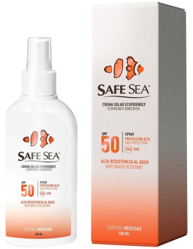 Safe Sea Crema Solar Ecofriendly Especial Medusas Spf50+ 100Ml