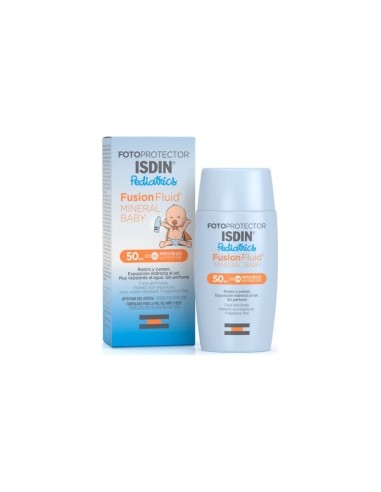 Fotoprotector Isdin® Baby Pediatrics Fusion Fluid Mineral Spf50+50Ml