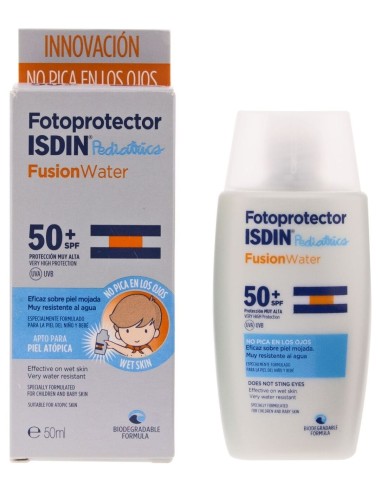 Fotoprotector Isdin® Pediatrics Fusion Water Spf50+ 50Ml