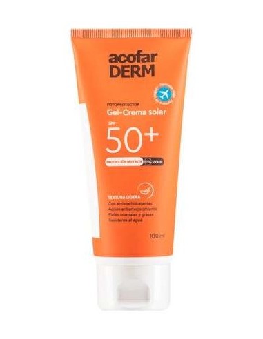 Acofarderm Spf 50+ Gel Crema Solar 100Ml