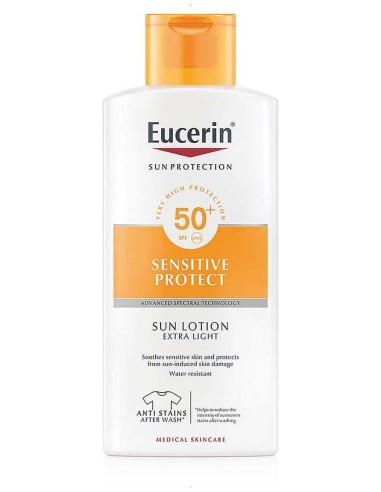 Eucerin Spf50+ Loción Extra Light Sensitive Protect 400Ml