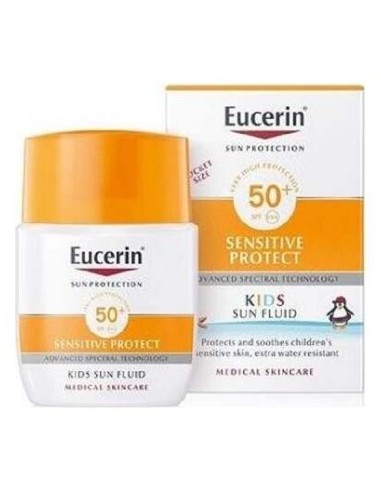 Eucerin Sun Fluido Infantil Sensitive Portect Spf 50+ 50Ml