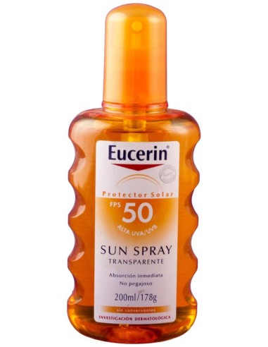 Eucerin Sun Spray Transparent Spf50 200Ml