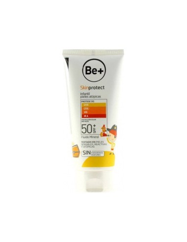 Be+Skin Protect 50+Spf Infantil Pieles Atopicas Fluido Mineral 100Ml