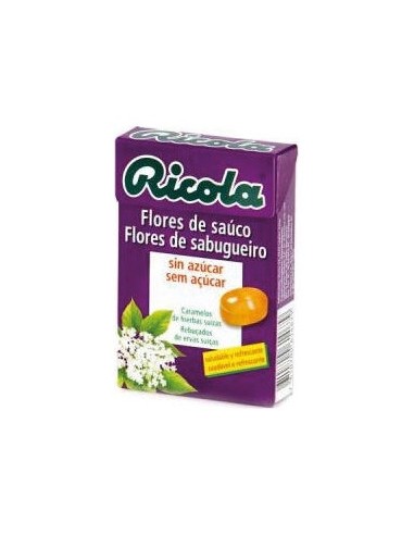 Ricola Flor De Saúco Caramelos Sin Azúcar 50G