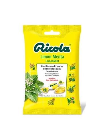 Ricola Bolsa S/Az 70 Gramos Limon