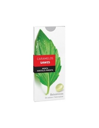 Sawes Caramelos Balsámicos Sin Azúcar Sabor Menta En Blister 22G