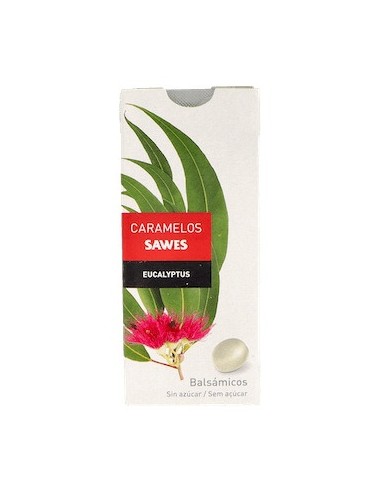 Sawes Caramelos Blister Sin Azúcar Sabor Eucalipto 22G