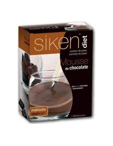 Siken Diet Mousse Chocolate 7 Sobres