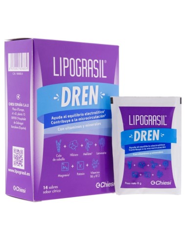 Lipograsil Dren 14 Sobres Sabor Cítrico