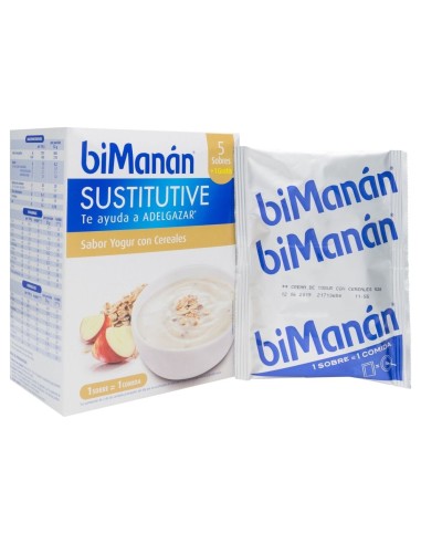 Bimanán® Sustitutive Yogur Cereales 6 Sobres