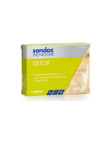 Sandoz Bienestar Detox 30 Capsulas