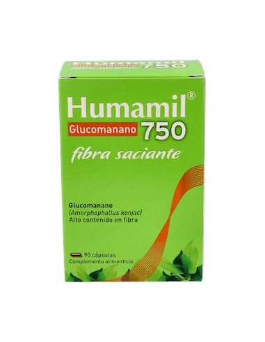 Humamil Glucomanano 750 Mg 90 Capsulas