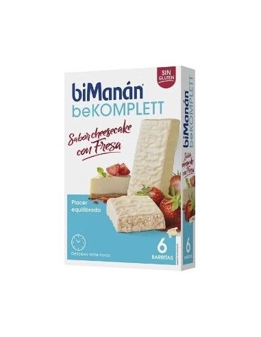 Bimanan Komplett Sabor Cheesecake Con Fresa 35G 6U