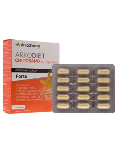 Chitosan Forte 325 Mg 45 Capsulas Arko