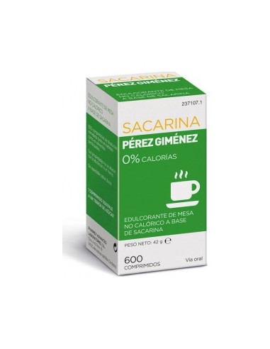 Sacarina Perez Gimenez 600 Comprimidos