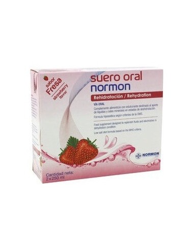 Sueroral Normon Fresa Pack 2 X 250 Ml